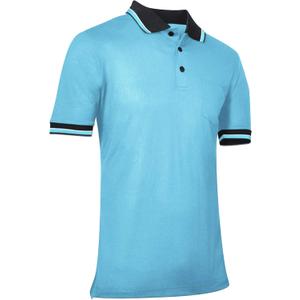 CHAMPRO Umpire Polo Shirt (Medium, Light Blue)