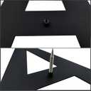 BetLight Large House Letter- 12 Inch High Rustproof Stainless Steel Distinguished Home Address Letter-Floating Designed Building Address Letter for the Modern Home/Letter R