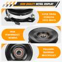 Electric PTO Clutch 717-04080 917-04080 Fits for Cub Cadet MTD Troy Bilt Craftsman Warner 5215-142 GT1222, LT1022, LT1024, LT1045 2007 & Before, White Outdoor LT-2200