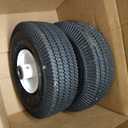 Toro 2PK Genuine OEM 105-3471 TimeCutter Front Wheel Tire Assembly 4.10x3.50x4 4.10/3.50-4