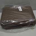 EARTHALL Woven Area Rug 3x5 Ft Washable Rugs for Entryway Braided Non Slip Rubber Backed Throw Rugs Door Mat Indoor Outdoor Entrance Cotton Carpet for Kitchen Foyer Front Door, Brown