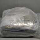 downluxe Indoor Chair Cushions for Dining Chairs, Tufted Overstuffed Textured Foam Kitchen Chair Pads with Ties and Non-Slip Backing, 15.5" x 15.5" x 4", Khaki, 6 Pack