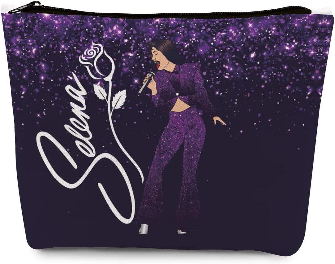 gfuhlre Singer Fans Makeup Bag Travel Toiletry Bag Music Lover Gift Song Lyrics Gift Singer Merchandise for Fans, Cool Friendship Gifts for Women Friends BFF Sister Graduation Birthday Christmas