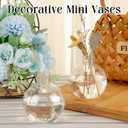 Jinei 30 Pcs 6 oz 200ml Ball Shape Plastic Sand Art Bottles Spherical Clear Plastic Potion Bottles Christmas Cocktail Ornament Balls for DIY Wedding Party Gift Crafts Decoration(Wood Color,Cork)