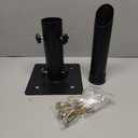 Patio Umbrella Stand for 1.2''-2.2'' Pole, Lawn Design with Ground Spike Fixing, Easy to Carry, Table Umbrella Base for Multiple Scenes, Garden/Deck/Porch.