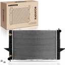 A-Premium Engine Coolant Radiator Assembly with Transmission Oil Cooler Compatible with Volvo C70, S70, V70, 1999 2000 2001 2002 2003 2004, Automatic Transmission, Replace# 86014511