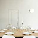 JONERAY Ivory Beeswax Taper Candles, Unscented and Smokeless Taper Candles, 8-inch Pure Natural Bees Wax for Holiday, Birthday (Pack of 10)