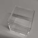 Blulu 8 Pcs Clear Acrylic Box with Lid Plastic Jewelry Mini Storage Box Mini Cube Containers for Candy and Tiny Jewelry Easter Party Favor(2.2 x 2.2 x 2.2 Inch,Classic Style)