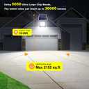 TINSUM Solar Lights Outdoor, 4200LM Solar Flood Lights with Remote Control IP67 Waterproof, Dusk to Dawn Security Lighting for Backyard, Shed, Barn, Porch, Wall (2 Pack), 6500K light 2pcs