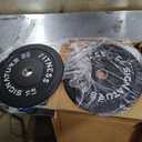 Fitvids Barbell 2-Inch Olympic Bumper Weight Plates Set – 10 lbs – Colored