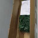 4.5-ft Pre-lit Pencil Artificial Christmas Tree with White LED Lights