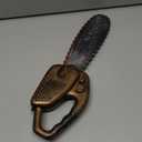 NESTRE Halloween Plastic Chainsaw - Fake Chainsaw with Blood Leatherface Costume Prop for Halloween Haunted House Party/Brown