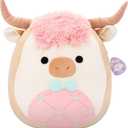 Squishmallows Original 20in Samson The Cookie Highland Cow with Bowtie Official Jazwares Easter Plush (Jumbo)