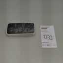 Loud Alarm Clocks for Bedrooms Heavy Sleepers, Digital Bedside Clock with Night Light, Large Display, Dual Alarm, Snooze, Dimmable for Kids Teens Boys Girls (Rgb and White)