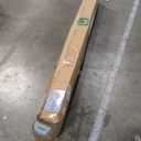 King Size Platform Bed Frame with LED Lights, Grey Upholstered Headboard with 2-Tier Storage Shelves, Charging Station, Noise Free, No Box Spring Needed, Easy Assembly