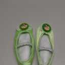 Disguise Girls Disney Tinkerbell Ballet Slippers, One Size Fits Most Girls Up To Size 6, Polyester, PVC, Kid, Princess, Tinkerbell, Costume Shoes