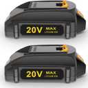20V Battery Compatible for Worx Battery 20V PowerShare WA3525 WA3520 WA3575 WG151s WG155s WG251s WG255s WG540s WG545s WG890 WG891, 20V Battery for Tools