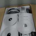 Fanbulous 2 Pack 42 Inch Ceiling Fans with Lights and Remote, Low Profile Indoor Black Ceiling Fan with 6 Speeds & 3CCT, Flush Mount, Dual-Finish 5 Blades, Quiet DC Motor for Living Room Bedroom