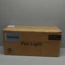 52 inch Ceiling Fans with Lights and Remote, 3 Natural Wood Blades, Modern Indoor/Outdoor Ceiling Fan for Living Room Bedroom Farmhouse Patio, 6 Speeds, Dimmable, Noiseless Reversible DC Motor