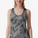 Zengjo Running Tanks for Women Moisture Wicking Athletic Workout Gym Tops Racerback(Heather Grey,L)