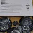 Dynaming 6 Pack Solar Flame Torch Lights Outdoor, Halloween Dual Use Flickering Flame Garden Light, Christmas Hanging Lanterns, Auto On/Off & Waterproof Lighting for Lawn Patio Yard Walkway Driveway