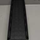 5 PCS Plastic Plant Tray Saucer Rectangular, Windowsill Plant Drainage Stand for Indoors Outdoor, Black Water Drip Tray for Flower Pot Planter, 16 x 4.5 x 1.6 Inch