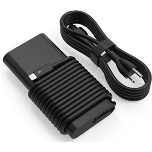 Replacement for Dell 90W USB C Type C Slim AC Adapter-Laptop Charger for Latitude 3400 3500 5289 5300 7400 7300 9410 9510(2-in-1 Models) Compatible with 0TDK33 LA90PM170 DA90PM170 DA65NM170