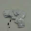 32 Pieces Basket Labels Clip Set, Include 30 Kitchen Clip Label Holder Removable PVC Bin with 2 Chalk Marker for Basket Pantry Organization Box (White Label Clip, Black Pen)