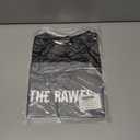 LovelyWholesale Women Graphic Crop Tops Letter Print Short Sleeve Tee Summer Sexy T Shirt Black The R Medium (Black, M)