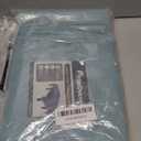 FantasDecor Square Tablecloth Table Clothes for Square Tables Wrinkle Resistant and Waterproof Washable Linen Fabric Cover for Dining Room and Outdoor Use, Aqua, 60 x 60 Inch