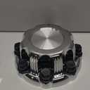 (Set of 4) Chrome Wheel Center Caps 8 Lugs Fit for Select Van, 16 Inches, 17 Inches