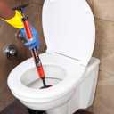 High Pressure Toilet Plunger, Air Plunger for Toilet, Toilet Snakes for Unclogging, Plumbing Snake for Toilet, Toilet Unclogger Tool for Bathroom