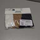 Amazon Essentials Women's Stretch Galloon Lace Thong (X-Large, Black/Washed Bronze/White)