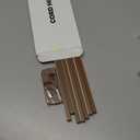 Yecaye Cord Hider, 113in Brown Cord Covers for Wires on Wall, One-Cord Cord Organizer, Easy Install Cable Management Kit, Cord Cover Home Office, W0.59in H0.4in, Brown (Small)