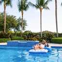 PoolCandy Splash Runner Pro 2.0 - Motorized Pool Float for Adults | Motorized Pool Lounger with Dual 66W Powerful Motors, Dual Joystick Control, Phone Holder & Cup Holder