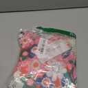 70s Hippie Dress for Girls, 1970s Outfits Peace Sign Necklace Headband, 60s Themed Party Costumes for Kids (Flower Power Pink, 5-6 Years)