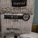 Depend Fresh Protection Adult Diapers, Incontinence & Postpartum Bladder Leak Underwear for Women, Disposable, Maximum, Large, Blush, 72 Count (2 Packs of 36)