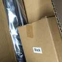 Mcrbeay Curved Shower Curtain Rod, Adjustable 40-72 inches Extra Wide Curved Shower Rods for Bathroom, Rust proof Shower Rod, Premium Stainless Steel Curved Curtain Rod for Shower, Bathtub, Black