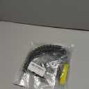 21Pcs Right Angle Drill Attachment Set Include 2Pcs Flexible Drill Bit Extension 3Pcs 360 Rotatable Socket Adapter 2Pcs Hex Shank 105 Right Angle Attachment 10 Screwdriver Bits(COLOR:black)