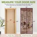 Mesh Magnetic Screen Door, Sliding Door Screen Magnet Closure Curtain for Front Back Patio Balcony, Hands Free Screen Partition, Bug Free Heavy Duty (37.5 * 83 Inch)