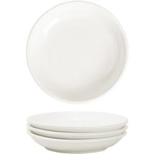 4pcs White Ceramic Seasoning Dishes Dipping Bowls -4.5inch