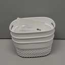  Pack of 3, Storage Basket, White