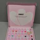 FZANEST 30pcs Gel Nail Polish Set, HEAM-free TPO-free Professional 10ml 26 Bright Spring Summer Candy Colors DIY Gel Nail Kit with Base Top Coat, Matte Top & Blooming Unique Pink Heart Shaped Bottle
