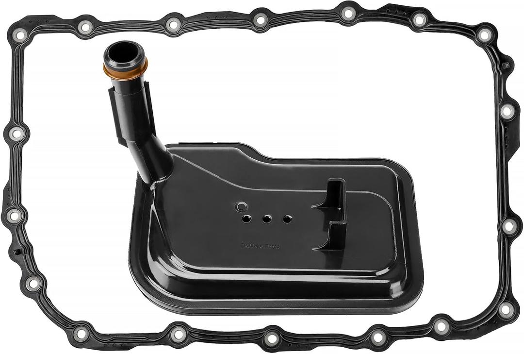 6L80 24236933 24224781 Transmission Filter For Chevy Silverado 1500 Avalanche Camaro Suburban Tahoe Corvette, GMC Sierra 1500 Yukon, Cadillac STS XLR Escalade TF209 with Oil Pan Gasket
