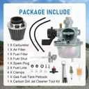 Carburetor Replacement For Honda CRF70F 2004-2012 XR70R 1997-2003 XR70 CRF70 model 1997-2005, Replace 16100-gcf-672