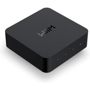WiiM Pro AirPlay 2 Receiver, Google Cast Audio, WiFi Multiroom Streamer, Compatible with Alexa, Siri and Google Assistant, Stream Hi-Res Audio from Spotify, Amazon Music, Tidal and More