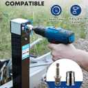 Kohree 8000 lbs Trailer Jack Heavy Duty, 20-24V Electric Drill–Operated