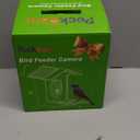 PeckCam® Bird Feeder with Camera - 4MP 2K Live AI Bird Species Identification Instant Arrival Alerts - Smart Cameras Birds Feeders Solar Powered Birdwatching Gift for Birdlover Mom Dad, 2.4GHz WiFi