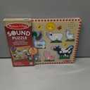 Melissa & Doug Farm Animals Sound Puzzle - Wooden Peg Puzzle with Sound Effects (8 pcs)