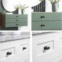 LIMUR 10 Pack 5 Inch (128 mm) Hole Center Matte Black Cabinet Knobs Cabinet Pulls - Solid Zinc Alloy Kitchen Cabinet Handles, Drawer Pulls,Drawer Knob, Cupboard Hardware